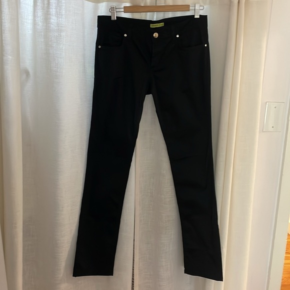 Versace low rise black jeans size 30.​ - Picture 1 of 6